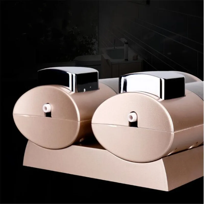 Диспенсер для мыла настенный дозатор жидкого АБС-пластика и шампуня кухни