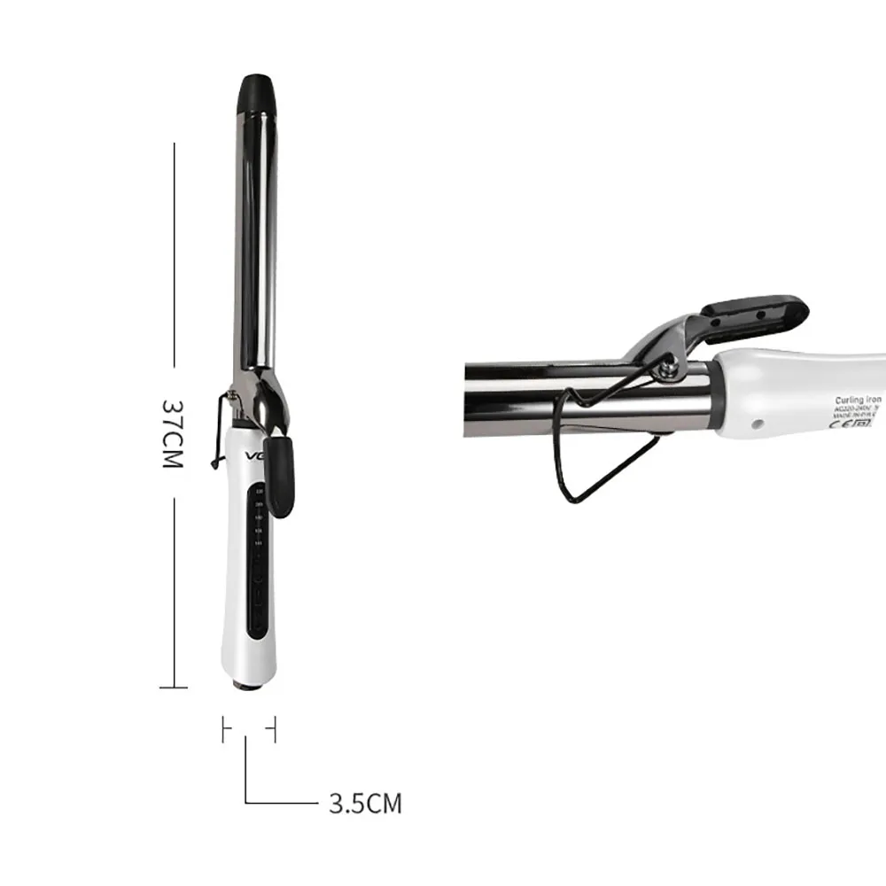 Щипцы для завивки волос щипцы 1 38 дюйма с турмалиновым керамическим цилиндром и