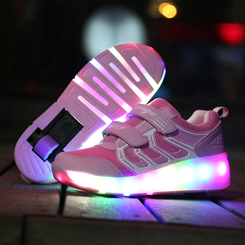 Jazzy Heelies, светодиодный светильник для мальчиков и девочек, детская обувь для роликовых коньков, Детские кроссовки с колесами, 21 цвет