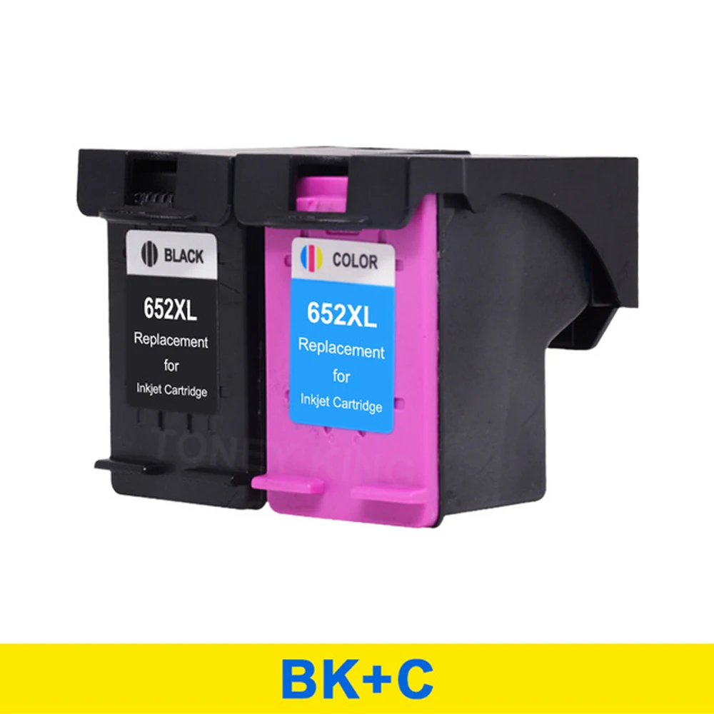 Совместимый чернильный картридж 652XL для hp 652 xl hp652 Deskjet 1115 2135 3835 2675 2676 4675 5075 3636