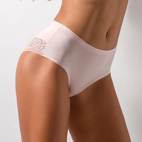 1 Pcs Panties For Woman Seamless Underwear Sexy Lace Briefs Solid Female Panties Underwear Women Sexy Lace Lingerie New BANNIROU