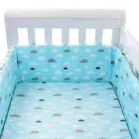 padded crib line baby bed bumpers with washable cover for cribs