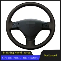 car steering wheel cover braid wearable genuine leather for lexus rx330 rx400h rx400 2004 2007 toyota corolla verso camry