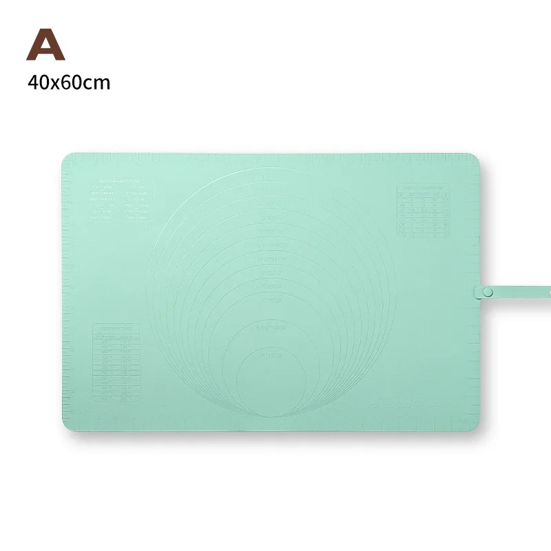 

Silicone Baking Mat Pastry Pad with Scale Kneading Dough Tools Non-stick Rolling Mat Pastry Accessories Baking Sheet Pad 40*60cm