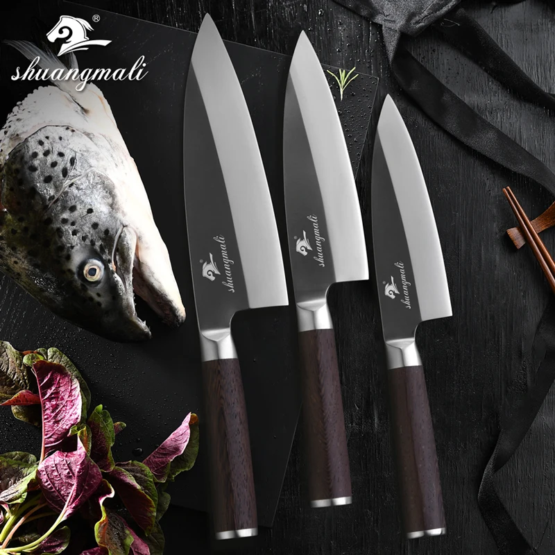 Японский Нож для сашими из лосося Германия 1 4116 Стальные Кухонные ножи шеф-повара