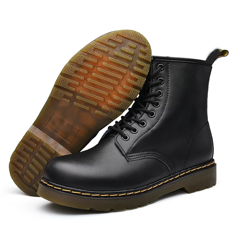 Ботинки женские кожаные со шнуровкой на платформе для весны теплые 2021 | Обувь