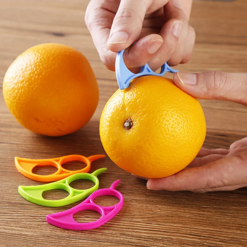 

Plastic Orange Peeler Useful Lemon Grapefruit Fruit Slicer Easy Peeler Stripper Remover Knife Cooking Tool Kitchen Accessories