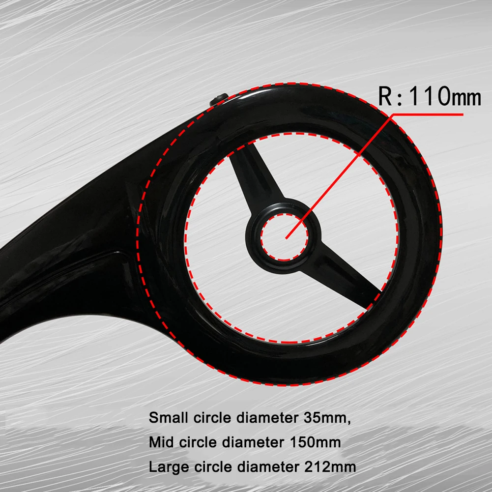 Защитный чехол на велосипедную цепь Пластиковый черный для защиты цепи