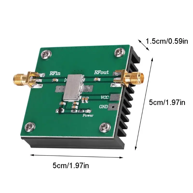 1 шт. 915 МГц 4 0 W 60dB RF Мощность усилитель широкополосного SMA разъем для УКВ HF FM низкая