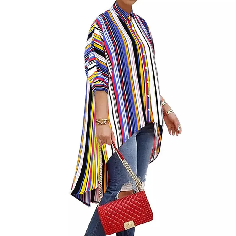 Женские рукоятка с длинными рукавами туника топ свободного кроя пуловер свитер в