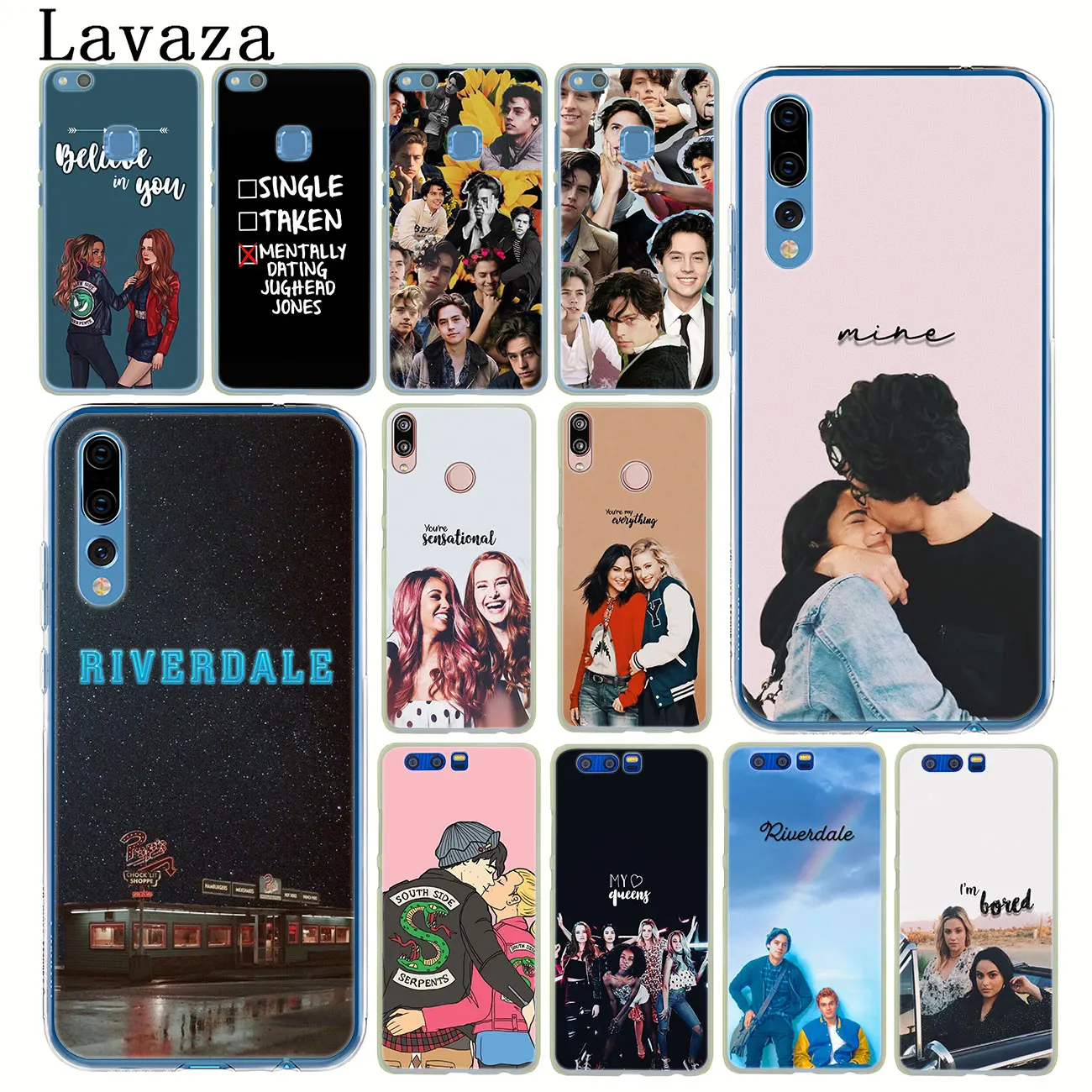 Чехол Lavaza riverdale choni для телефона Huawei P30 P20 Pro P9 P10 Plus P8 Lite Mini 2016 2017 P smart Z 2019|Бамперы| |