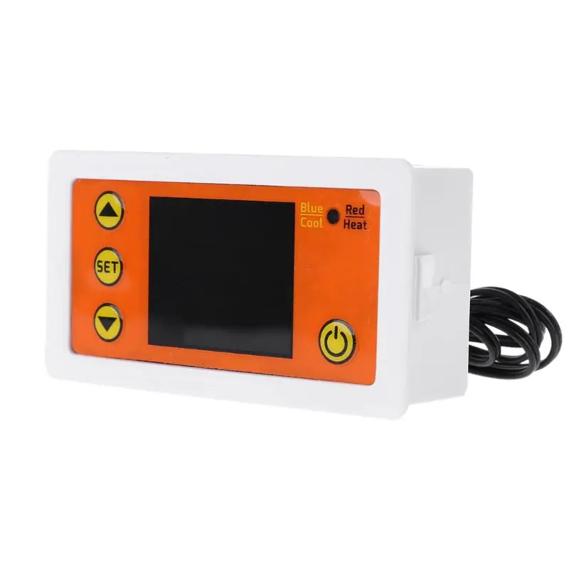 

Digital Thermostat C/F Heating Cooling AC110V-220V DC12V Temperature Controller with Buzzer Upgrade W3230