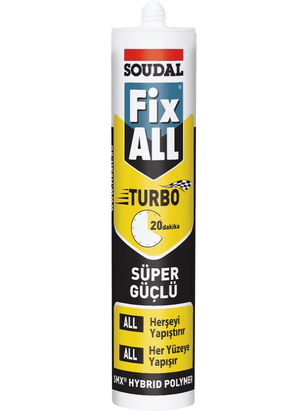 Soulal Fix All Turbo Ультра быстрый супер сильный полимерный клей MS 290 мл|Силиконовый