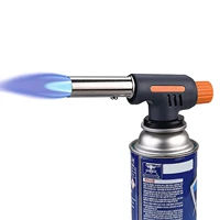outdoor adjustable camping air gun torch blow torch heating welding gas burner leakproof baking gun durable kitchen fire gun
