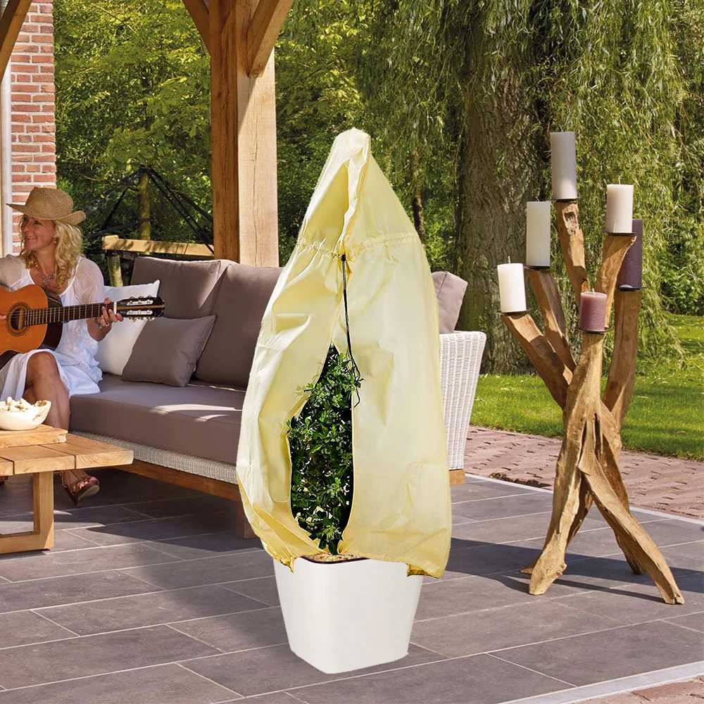 Чехол для растений теплый чехол кустарника дерева защитный мешок дворовый