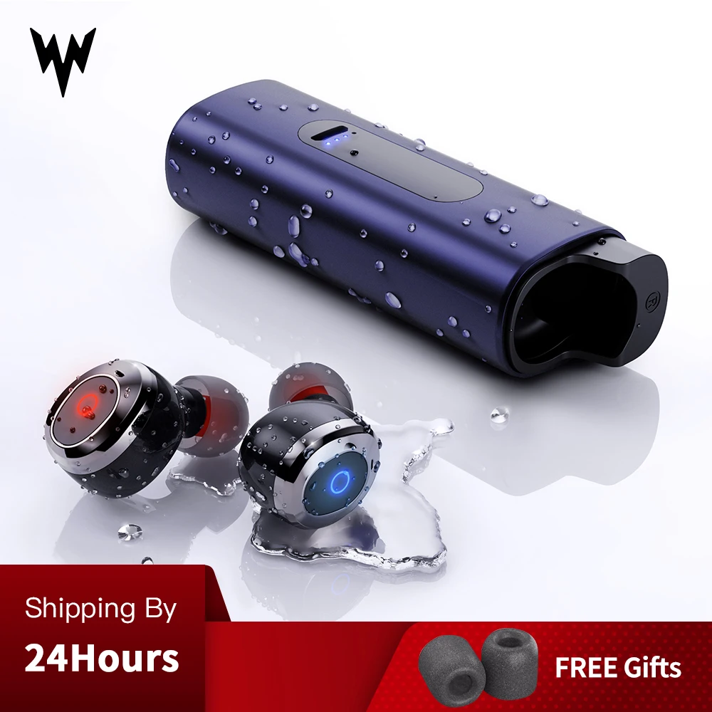 TWS WA11 беспроводные Bluetooth V5.0 наушники вкладыши с сенсорным управлением IPX6