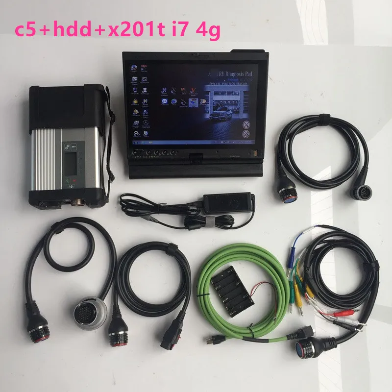 c5 with hdd x201t i7 12 звезда диагностики mb sd c5 с супер ssd hdd новейшее программное обеспечение с ноутбуком x201t i7 4g кабели полный комплект готов к использованию 12v и 24v - Цвет: c5 with hdd x201t i7
