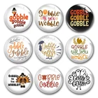 Круглые стеклянные кабошоны ручной работы с надписью Спасибо за день осени, индейки, сделай сам, изготовление ювелирных изделий