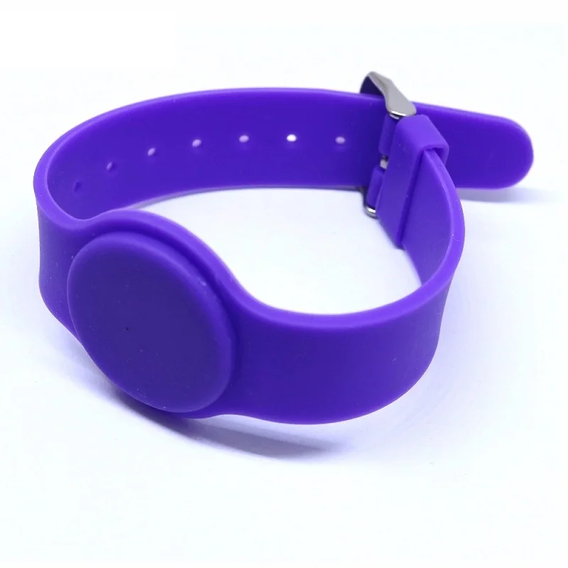 Регулируемый Перезаписываемый RFID Силиконовый Браслет ремешок