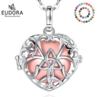 Eudora 18 мм Кельтский Узел клетка в форме бабочки гармония мяч колокольчик кулон Ангел звонящий бола Ожерелье для ребенка беременность ювелирные изделия 442