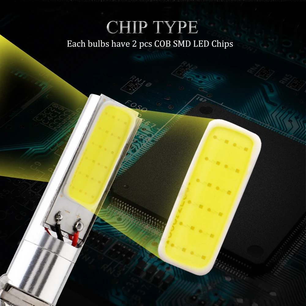 10 шт. светодиодные лампы H1 H3 COB 24 SMD 12 В|cob 24|h3 led bulb24 smd |