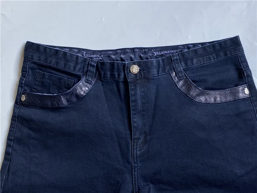 

Jeans 2021 BILLIONAIRE Winter thick new cotton Fashion England casual embroidery elasticity high quality free shippng