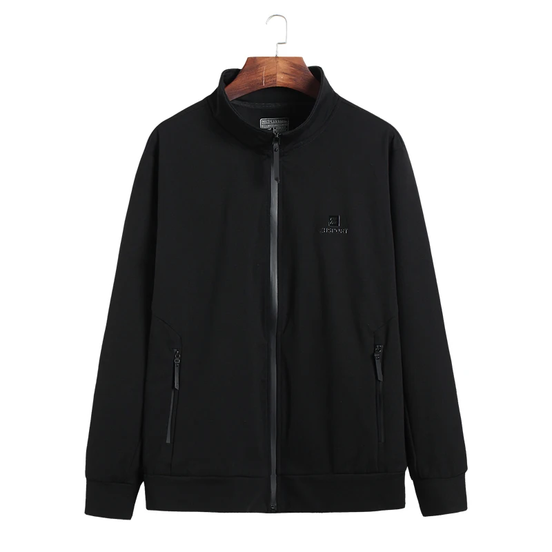 

new Plus size 8XL 9XL7X Spring New Men's Patchwork Jackets Casual Men's Thin Jackets Solid Loose Male Coats Brand Clothing