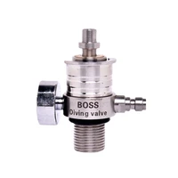 pcp airforce m18x1 5 high pressure valve direct injection valve 8mm fill nipple 4500psi 40mpa gauge stainless steel test valve