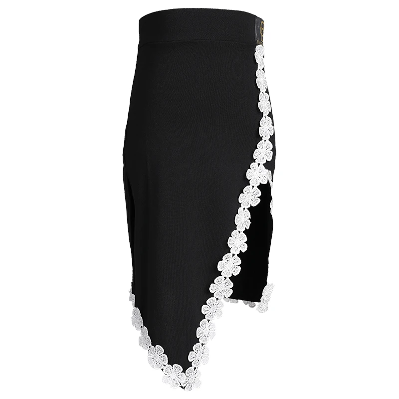 

Kids Latin Dance Clothes Black Skirt New Children Competition Costume ChaCha Rumba Dance Skirt Performing Girls Latin Skirt 3350