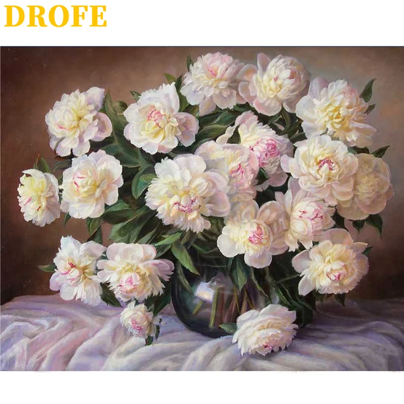 DROFE DIY рамка картина по номерам Современная роспись акриловый пигмент уникальное