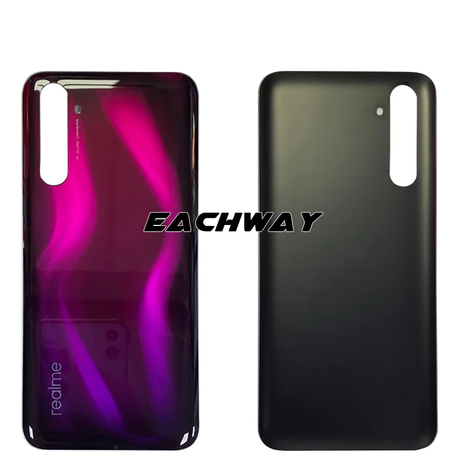battery back cover for oppo realme 6 pro battery cover rear housing door glass case mobile phone replacement parts free global shipping