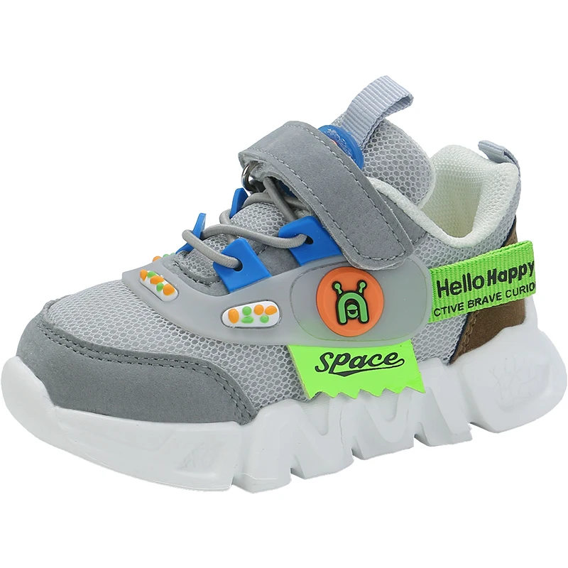 Новинка 2020 года Модная детская спортивная обувь для мальчиков и девочек Дышащие