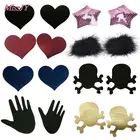 JCAAAP 1 пара сексуальное самоклеящееся белье с пайетками и кисточками для сосков