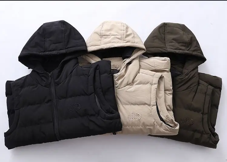 

Men Portable Sleeveless Lightweight Warm Jacket Fashion Down Waistcoats Men Stylish Sleeveless Jacket Outerwear