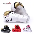 Боксерские Муай кик карате взрослые женские полиуретановые перчатки ММА боевое снаряжение Санда гуанты мужские тренировочные бесплатно для Boxeo тайские детские для меня