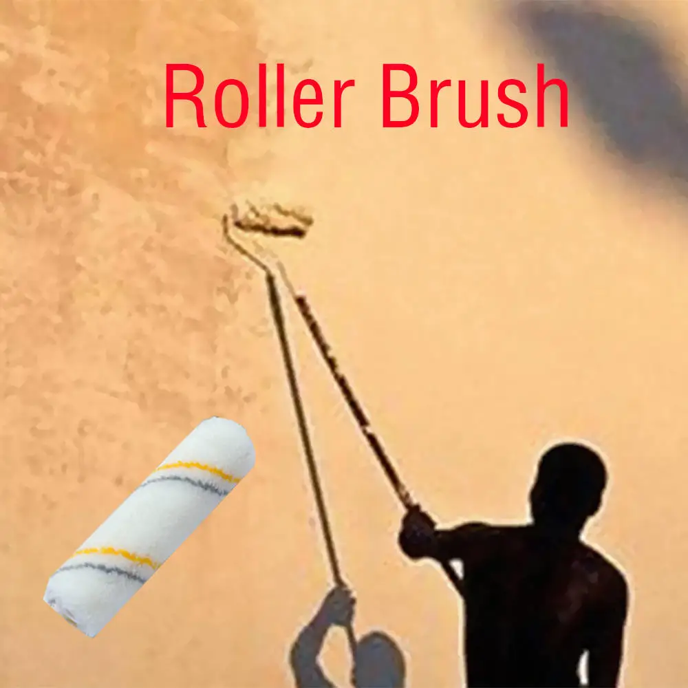 20 штук 4 дюймов ремесло Краски пенные ролики декораций для кисти гладкая