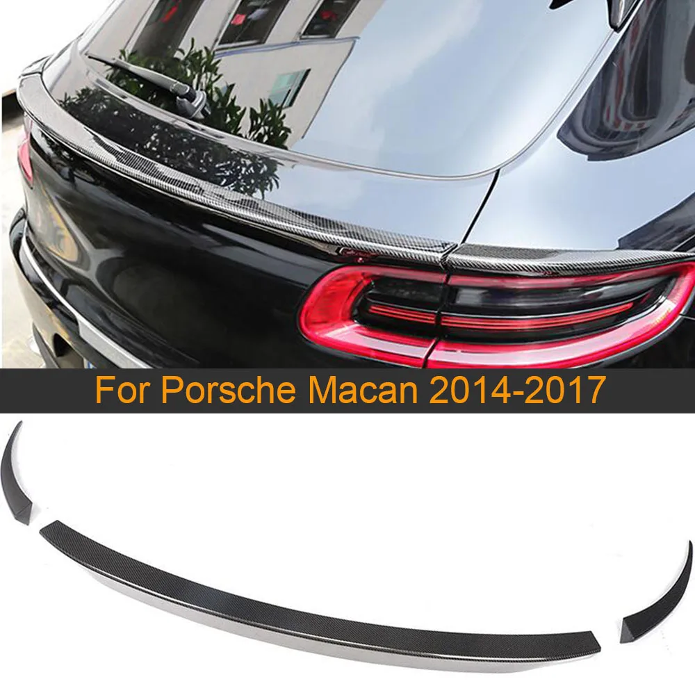 Задний багажник автомобиля из углеродного волокна спойлер для Porsche Macan 2014 2015 2016 2017