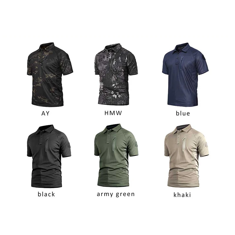 2021 Тактический износостойкие походные Мужская футболка с коротким рукавом для