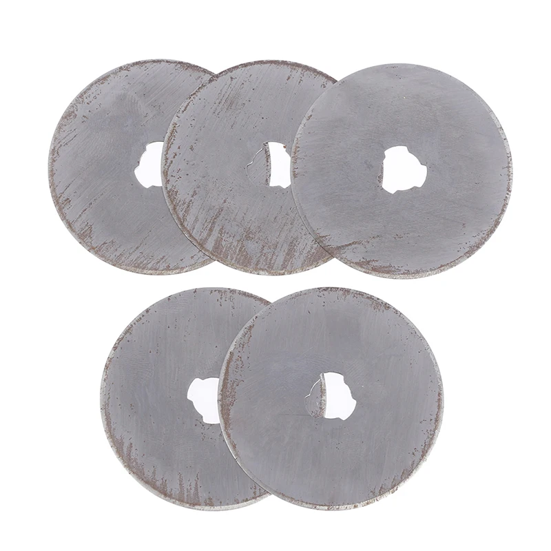 

5 шт./10 шт./компл. 45 мм вращающееся лезвие для резака, круглое зеркальное вращающееся режущее лезвие для квилтинга, ткани, швейного ремесла