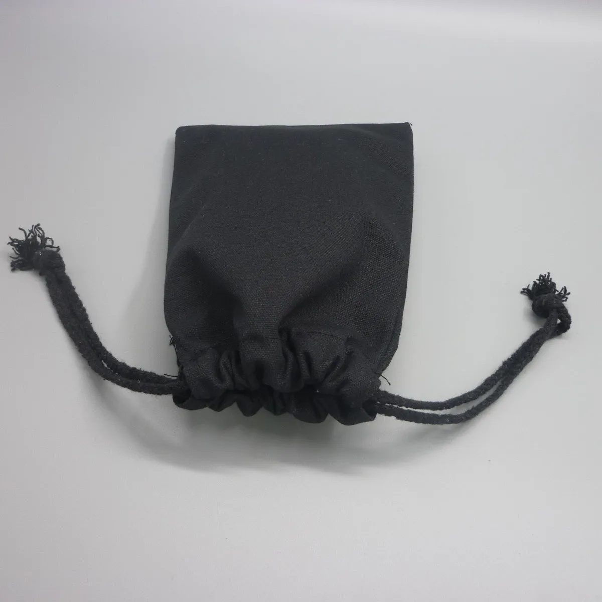 25 шт. Пользовательский логотип напечатанный черный хлопковый холст сумка на