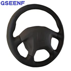 Оплетка на руль автомобиля для Mitsubishi Pajero Old Mitsubishi Pajero Sport, чехол из натуральной кожи