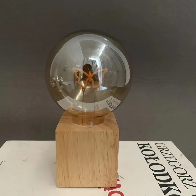 2020 Прямая поставка Винтаж G95 прозрачная стеклянная лампа с нитью накаливания DC5V