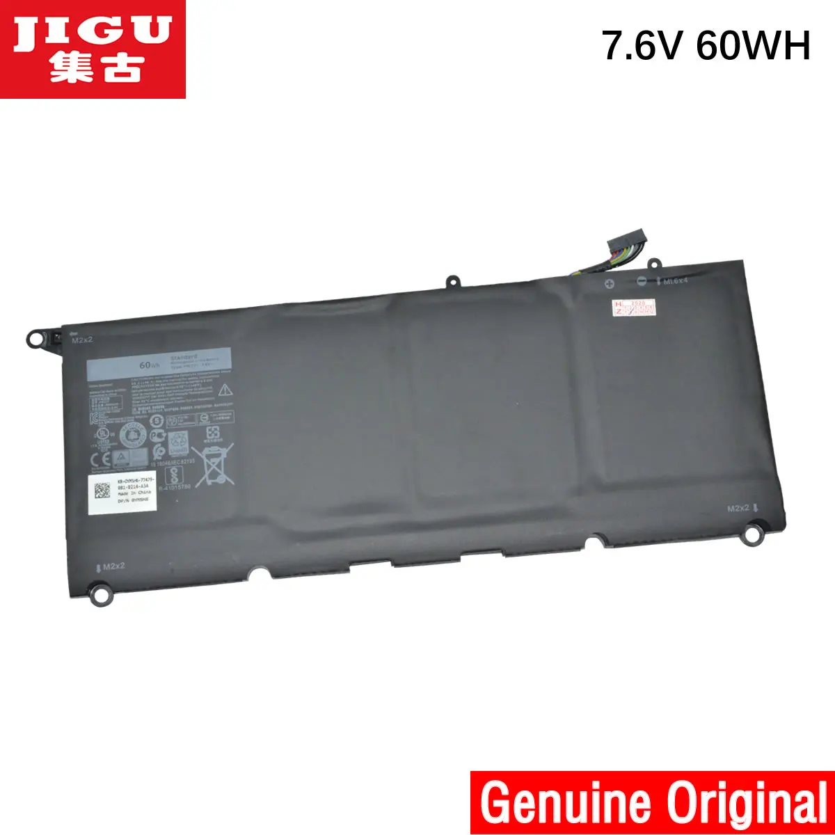 

JIGU 7.6V 60WH Original Tablet Battery PW23Y TP1GT RNP72 For Dell XPS 13 9360 D1505 D1505G D1605T