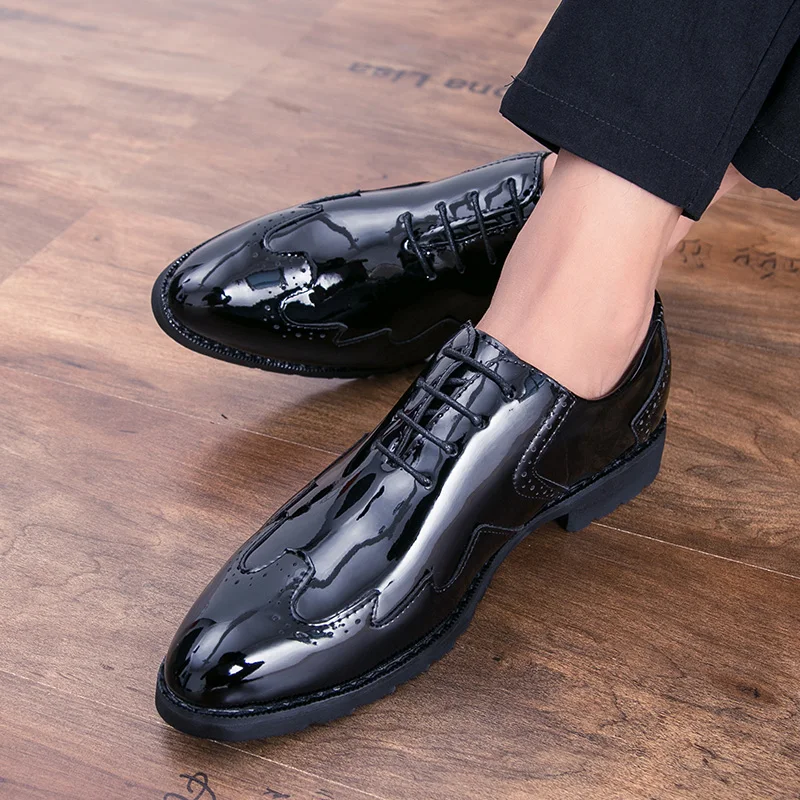 

Casual Shoes Skin Shoes Men Casual Fashion Leather Spring Sneaker Zapatos Casuales Mens Hot Sale For 2020 Causal Man Sport