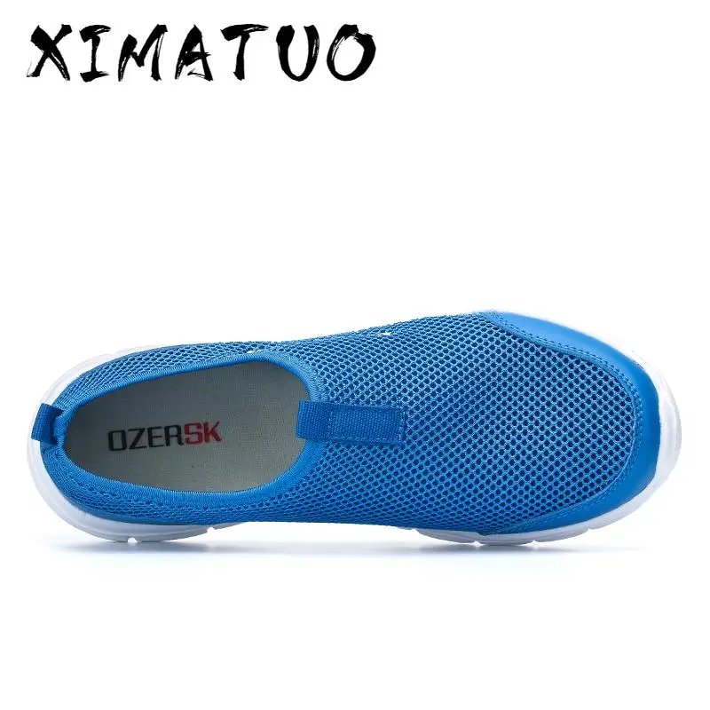 Брендовые дышащие мужские кроссовки для бега сетчатые летние Повседневные