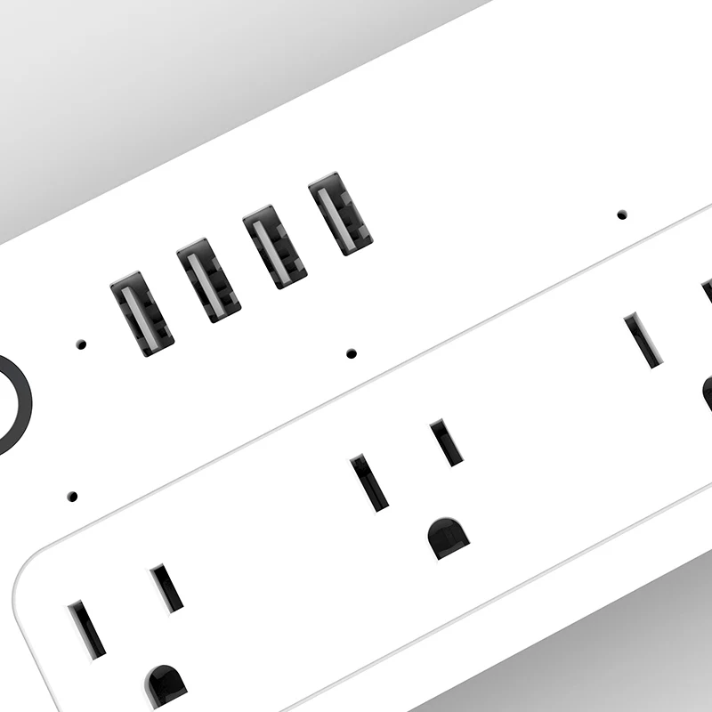 Wi-Fi Smart USB 3.1A быстрое зарядное устройство Тип b электрический удлинитель розетка