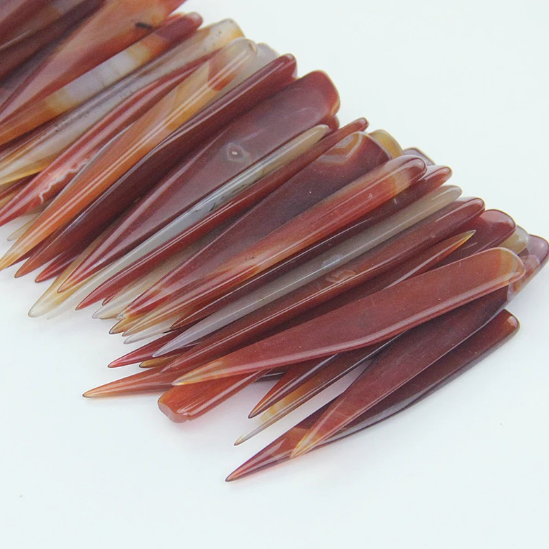 Natural Agate To Rub Leather Edge For Scoring Folding Creasing Paper Leathercrafts DIY Handmade Leather Tool Accessory