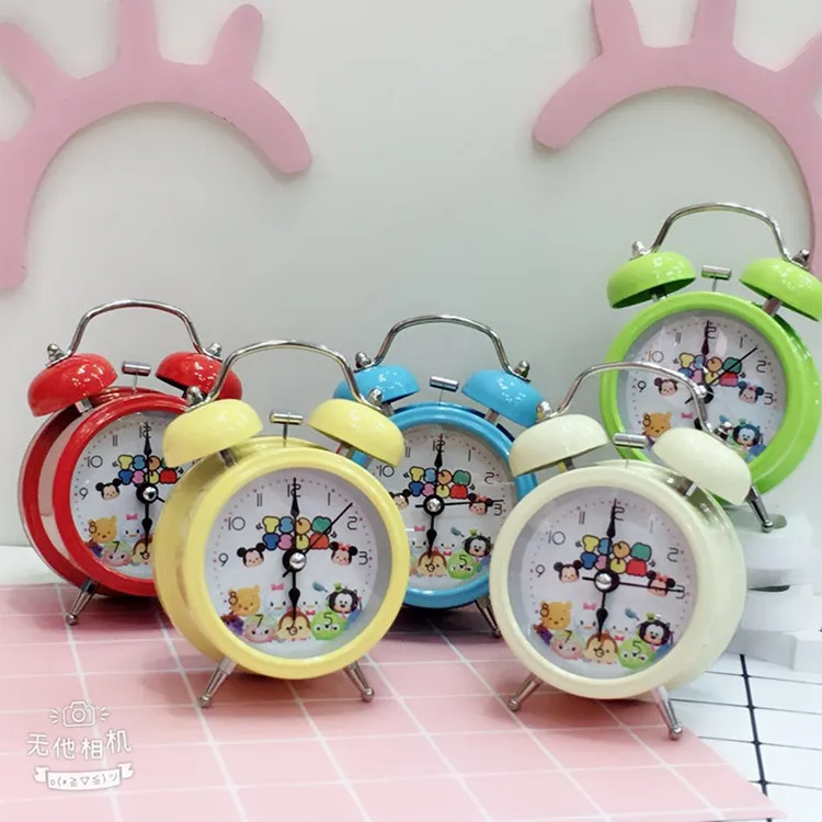 

Disney New Creative Cartoon Ringing Alarm Clock Male and Female Student Bedroom Bedside Scanning Alarm Clock 2.5 Inch