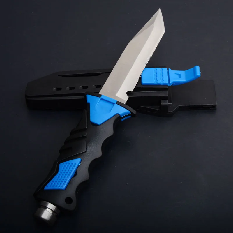 Нож Hysenss Deepsea с фиксированным лезвием шейный резец из нержавеющей стали зубчатым