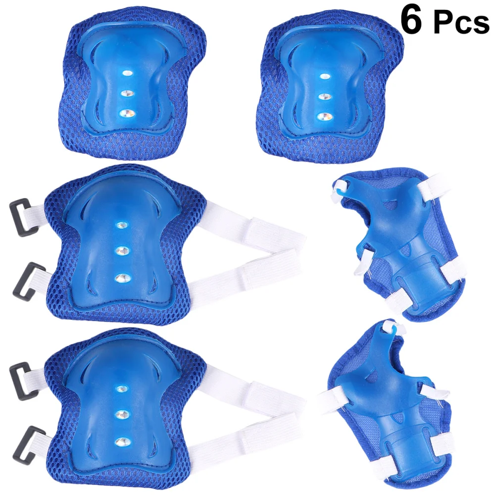 1 комплект/6 шт. детская спортивная Защитная Экипировка наколенники налокотники